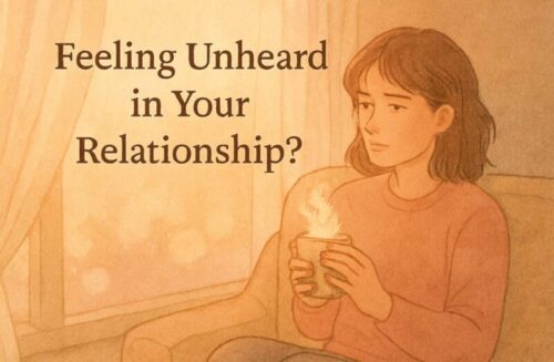 Here’s a Pinterest-optimized alt text for your latest illustration: "Soft, dreamy portrait of a woman sitting alone on a cozy sofa by a sunlit window, holding a steaming cup of tea. Her contemplative, slightly melancholic expression and warm pastel tones evoke emotional depth and the feeling of being unheard in a relationship.